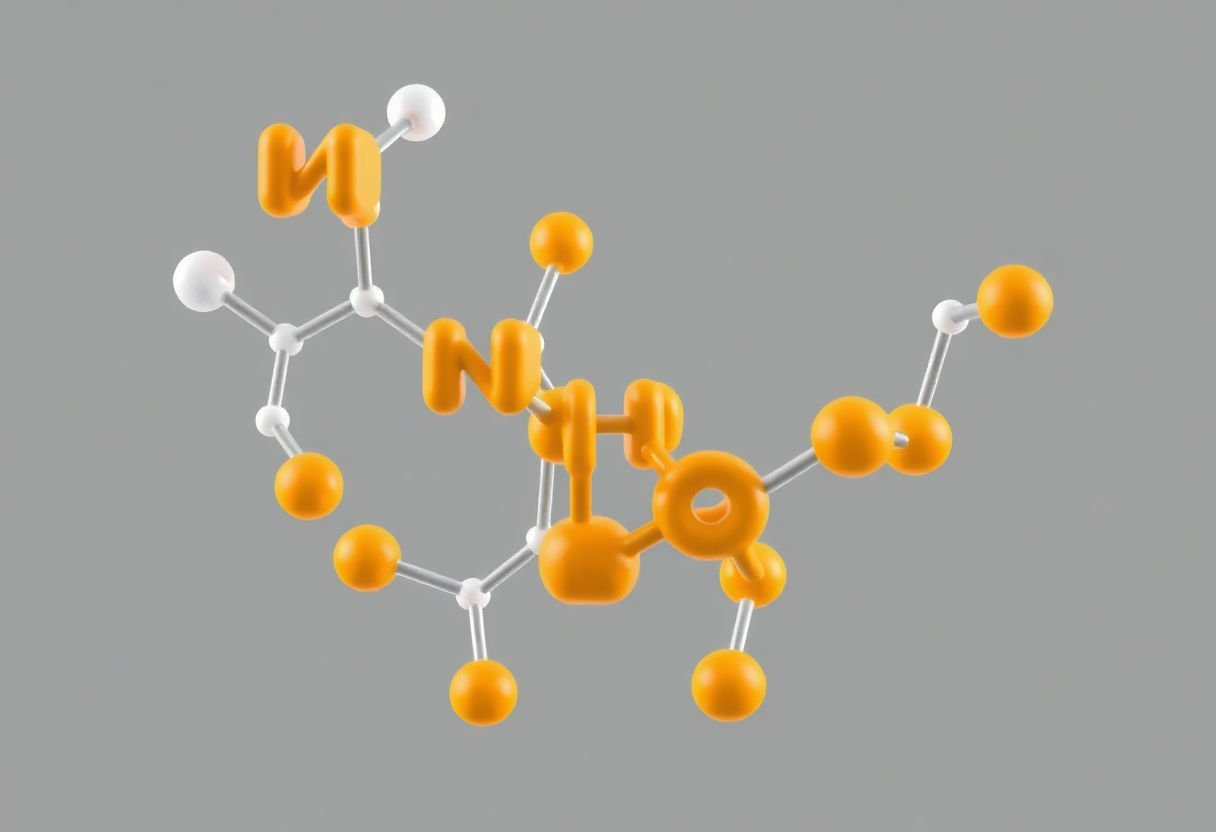 Chemical structure of Vitamin B12