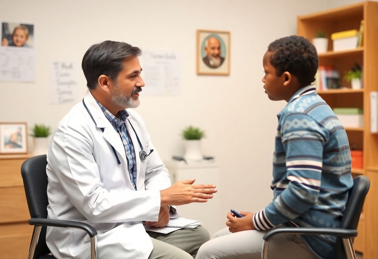 Consultation with a pediatrician