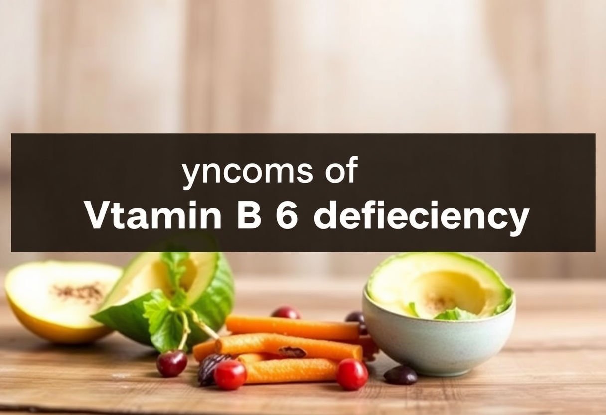 Symptoms of Vitamin B6 deficiency