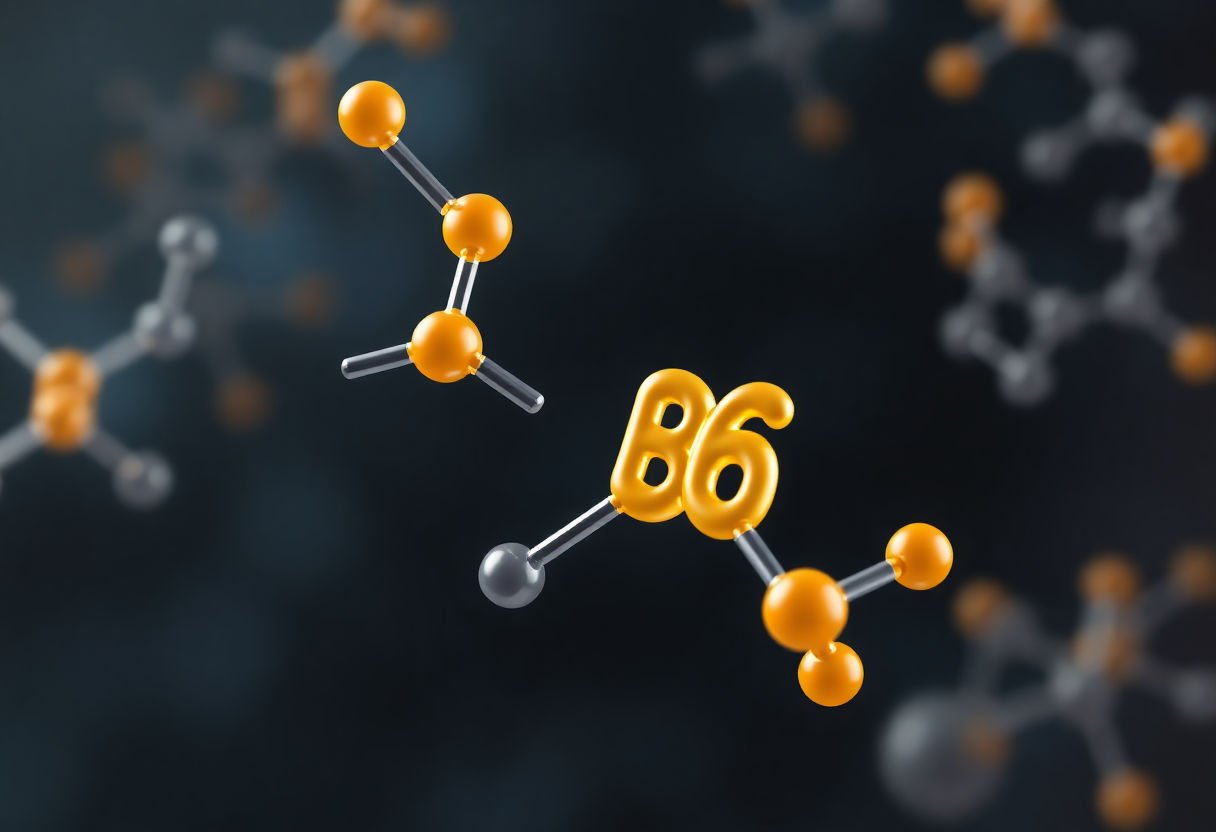 Vitamin B6 molecule structure