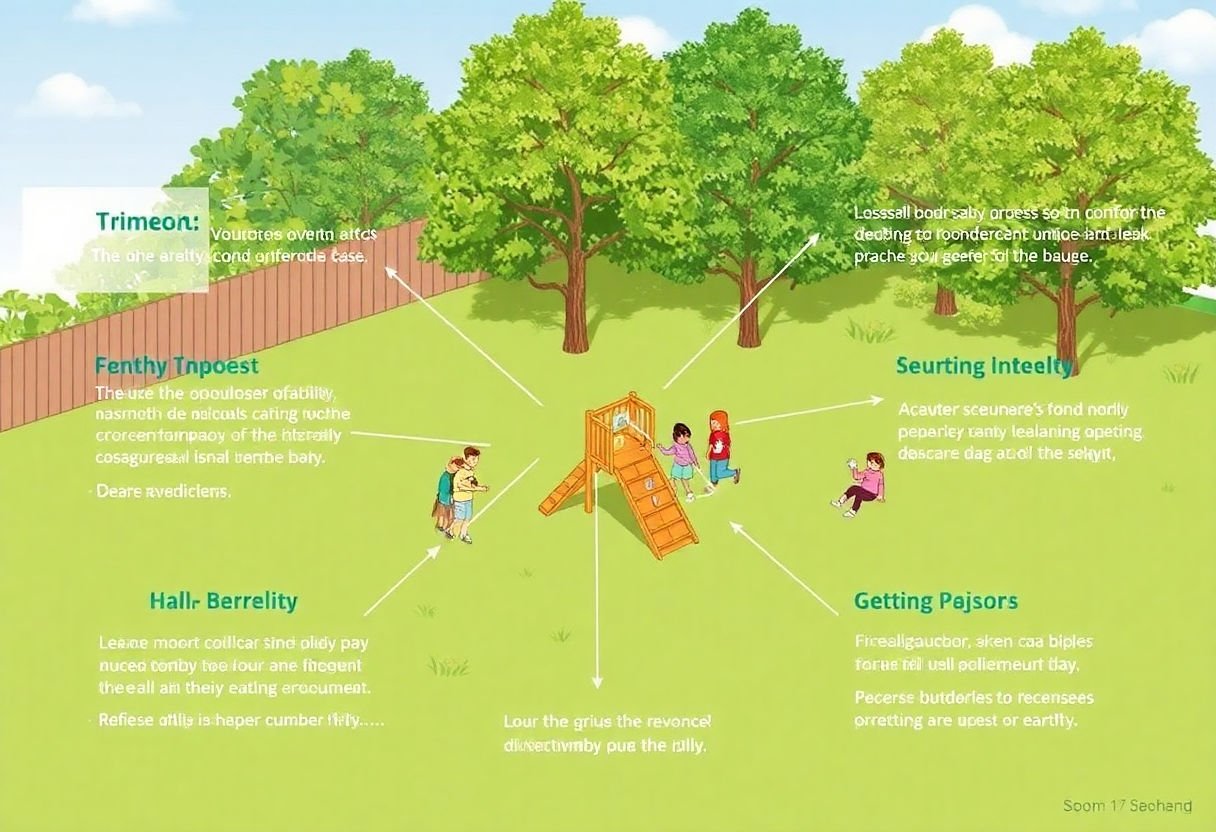 Diagram showing benefits of outdoor play