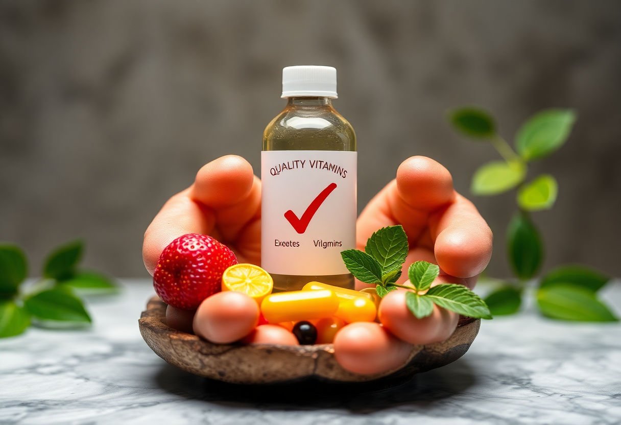 Quality checks for liquid vitamins