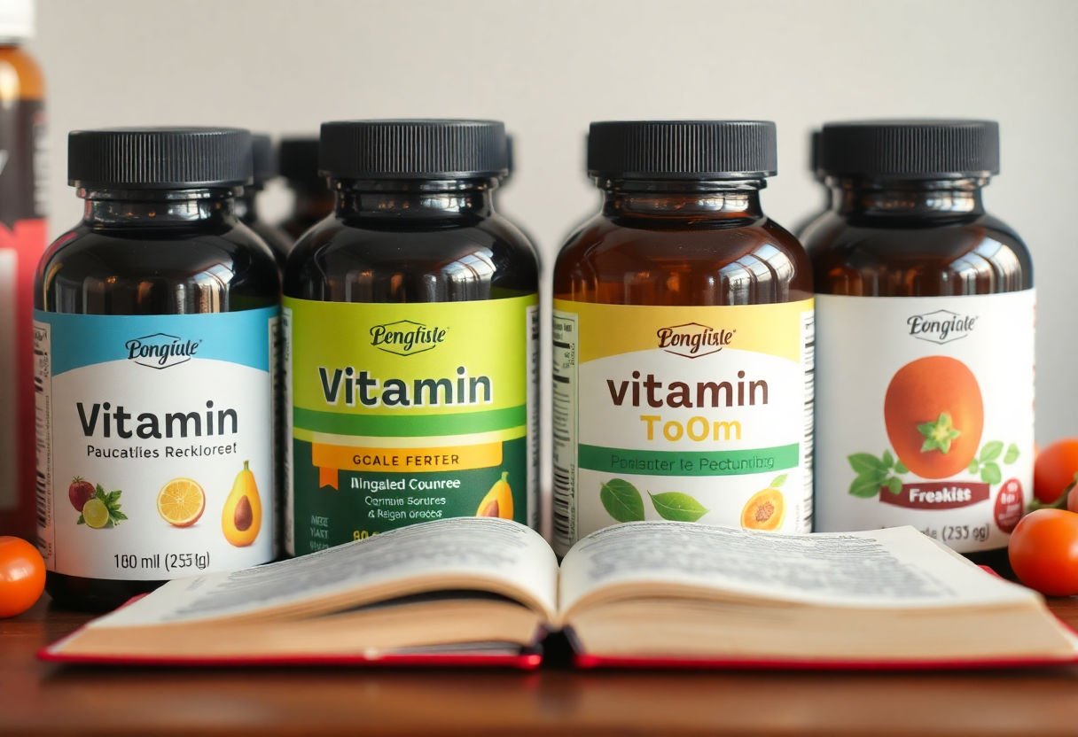 Reading vitamin labels