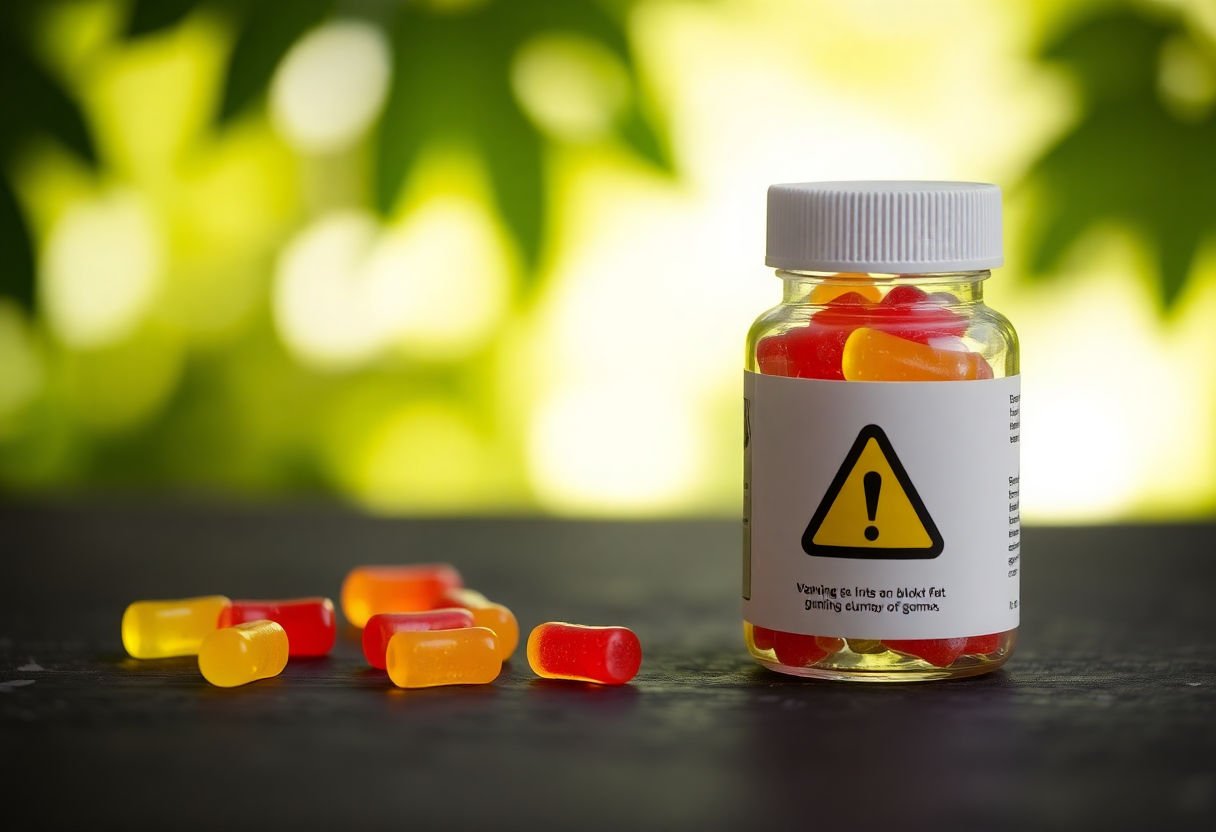 Warnings and safety tips for gummies consumption