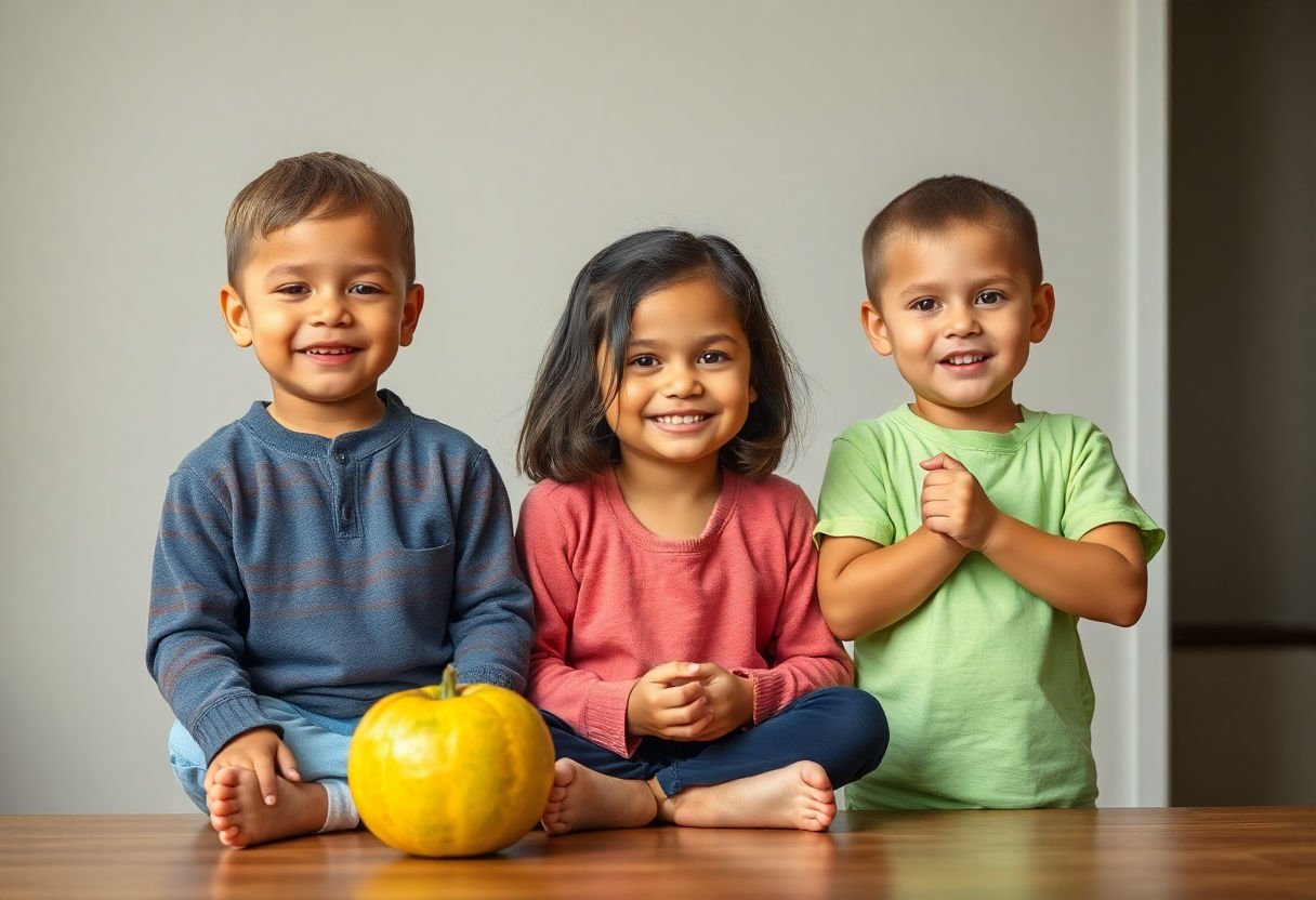 Children with balanced health