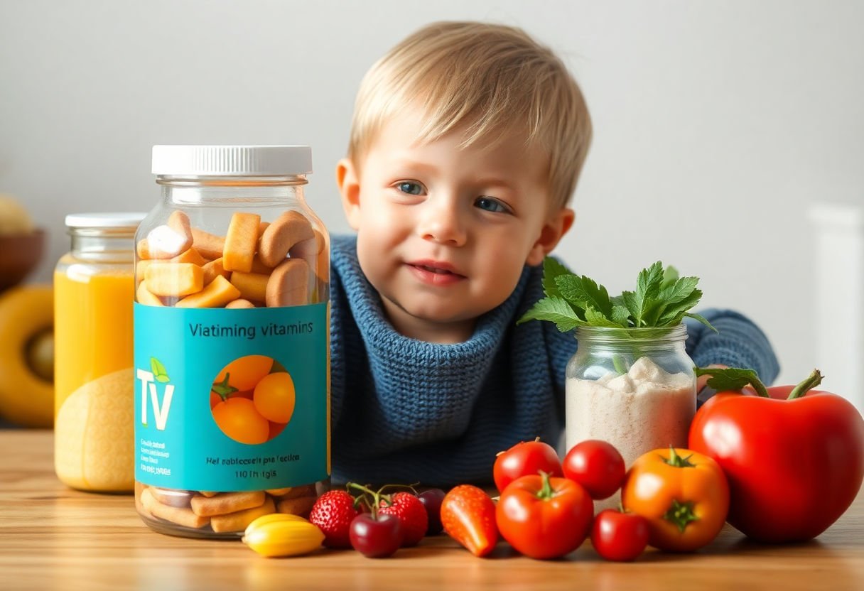 Daily vitamin regimen for children