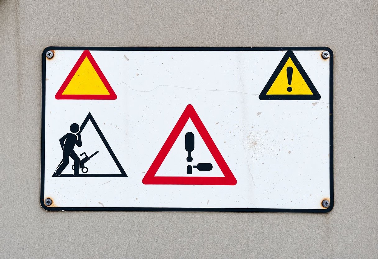 Warning symbols for safety