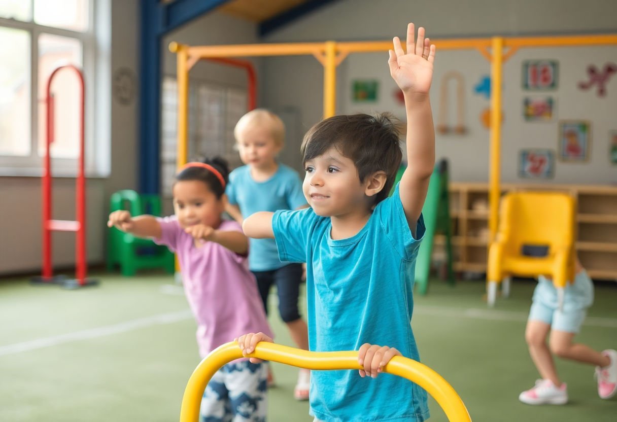 Safe exercise environment for children