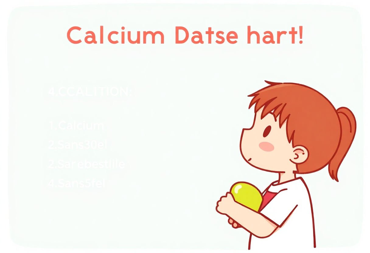 Calcium dosage chart for children