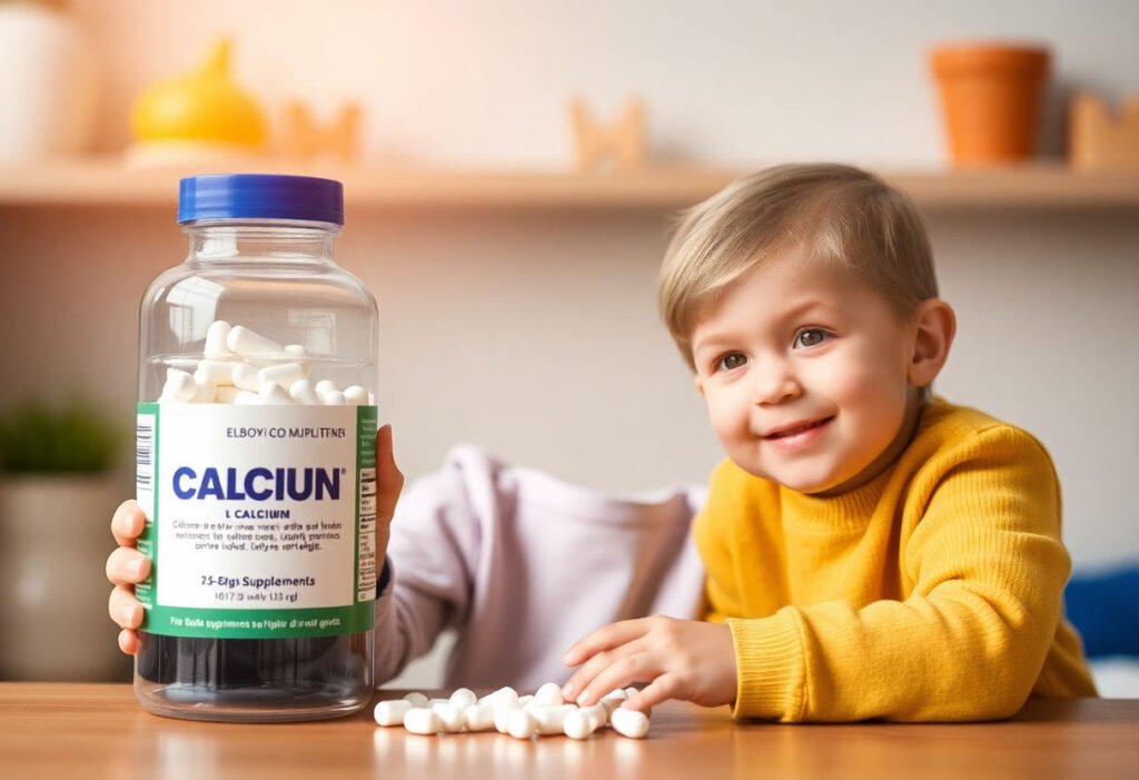 Calcium supplements for children's growth