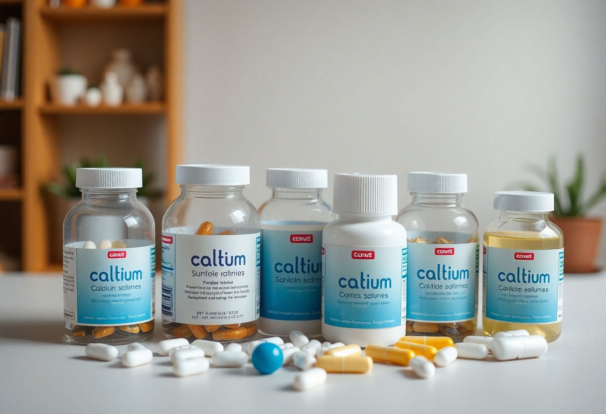 Various calcium supplements for children