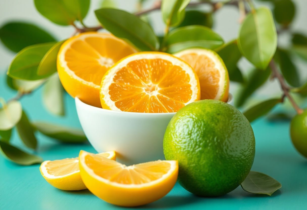 Citrus fruits as sources of Vitamin C