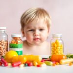 Colorful vitamins tailored for children's optimal growth