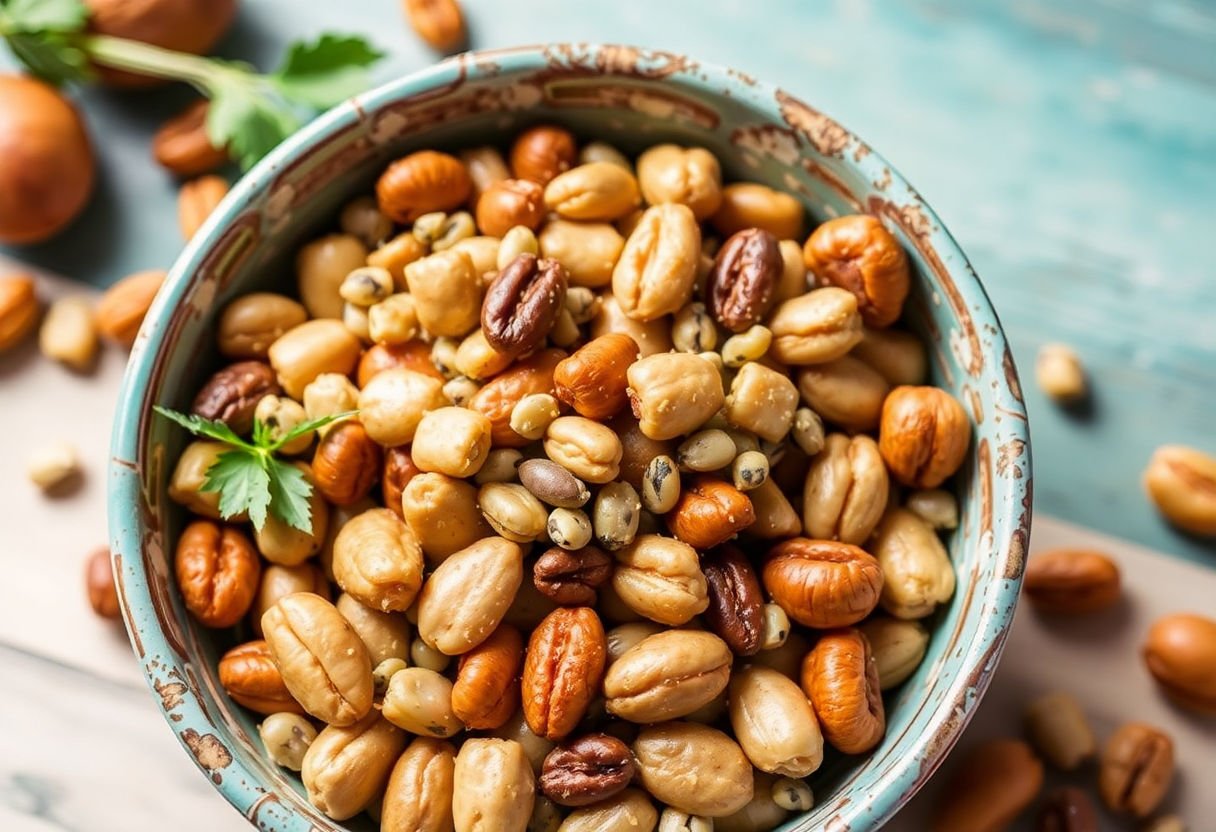 Zinc-rich foods like nuts and seeds